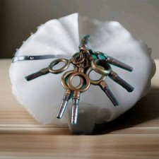 Lot 6 clés de montre gousset - horlogerie 