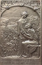 Médaille bronze argenté "