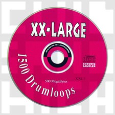 CD sons 1500 drumloops prod XX-Large 90's pour sampler Ensoniq ASR 10, EPS 16+