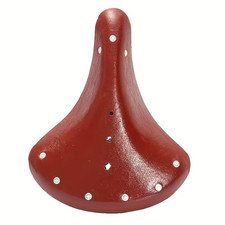 Selle Vélo Cuir Fait Main Made In France Marron