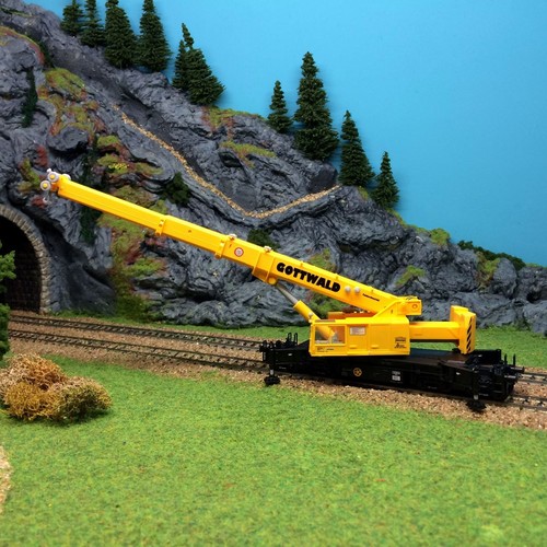 Wagon grue télescopique avec