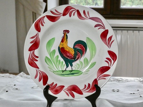 Ancienne assiette demi creuse - ancienne,