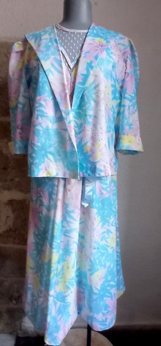 Ensemble veste robe vintage - veste,