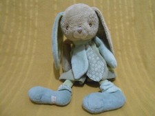 peluche doudou Lapin verts