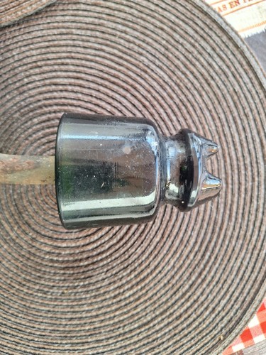 Ancien isolateur edf verre - isolateur, en