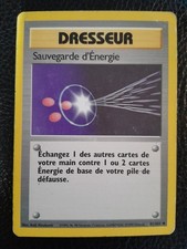 Carte Pokémon Set De Base sauvegarde d'energie 81/102  Wizards vf (port groupé)