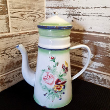 Cafetière tôle émaillée - cafetière,