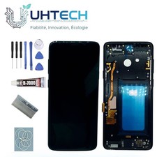 Écran Samsung Galaxy S9 Plus (avec châssis) Noir - Qualité premium / Version EU