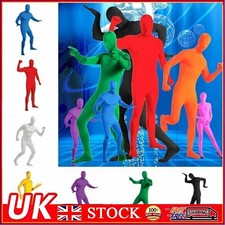 Costume Morph invisible costume corps entier spandex Halloween tenue révélatrice visage