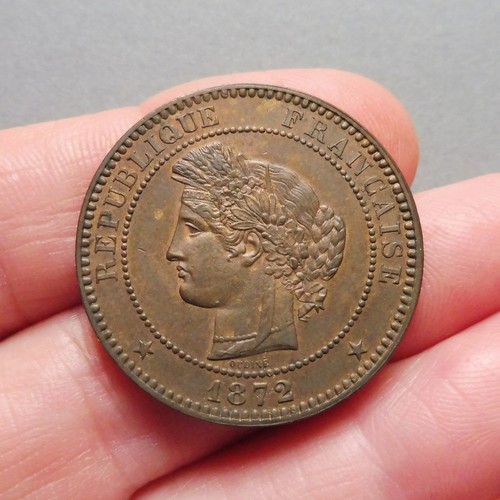Centimes cérès 1872 - 10, "cérès"