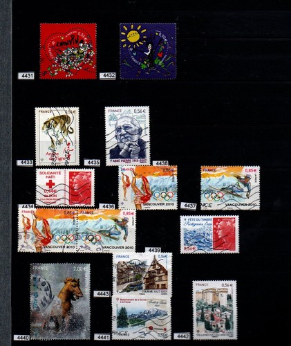 Timbres oblitérés - oblitérés, à
