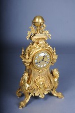 Pendule De Cheminée Dorée