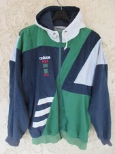 Veste à capuche ADIDAS vintage TREFOIL The with 3 stripes jacket jacket 180 L D6