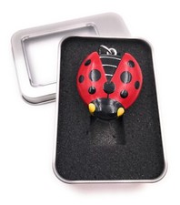 Porte-Clés Bois Coccinelle