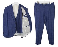 Costume Homme SUITSUPPLY Lazio À Un Bouton Ferrara Brescia UK 40 / UK 40L 3 En 1