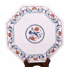 Table D'Angle En Marbre 12"