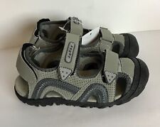 JANDS BOYS BEIGE BLACK SUMMER SANDALS SIZE 10
