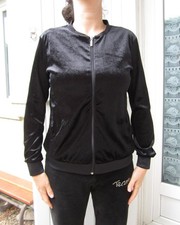 veste sweat doux au toucher , étiqueté L bordeaux OU noir