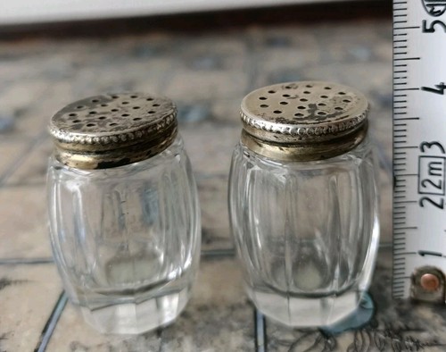 Paire salerons vintage en - paire,