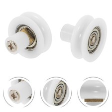 Lot de 4 roulettes de rechange pour porte de douche coulissante en verre