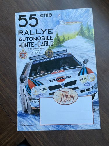 Affiche originale 55eme rallye - originale,