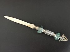 ouvre lettre metal et verre