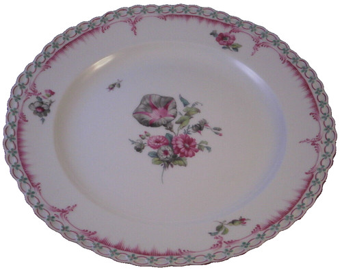 Assiette florale porcelaine - florale, en
