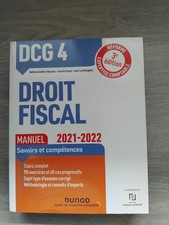 DCG 4 Droit fiscal - Manuel 2021-2022 - Très bon état