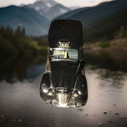 Dinky austin taxi black - taxi,