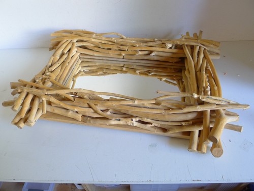 8194 miroir bois flotté - miroir,