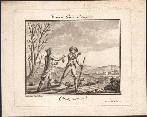 1799 gravure aquatinte - 1799,