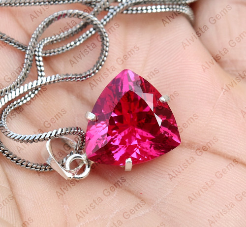 Pendentif pierre précieuse - , en