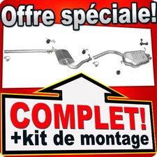 Échappement pour AUDI A4 (B6) 1.9 TDI 116/130CH Berline / Avant Silencieux