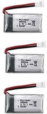 Lot de 3 batteries LiPo 3.7V