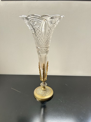 Vase cornet bronze tulipier - bronze,