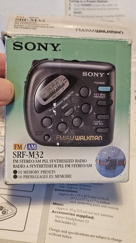 Sony radio portable walkman - sony,