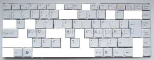 So52 touches pour clavier - pour, sony