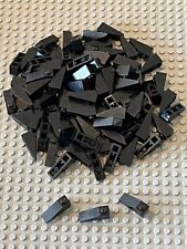 100 x black slope brick LEGO