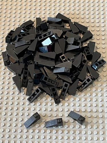 100 black slope - brick, lego