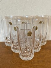 6 verres à jus orangeade / CRISTAL D'ARQUES modèle LONGCHAMP - VILLANDRY / Neufs