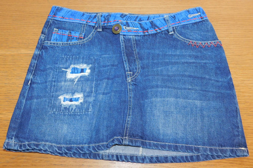 Jupe desigual jean taille - jupe, en