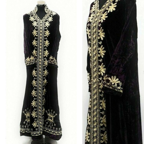Marocain violet foncé épais - marocain,