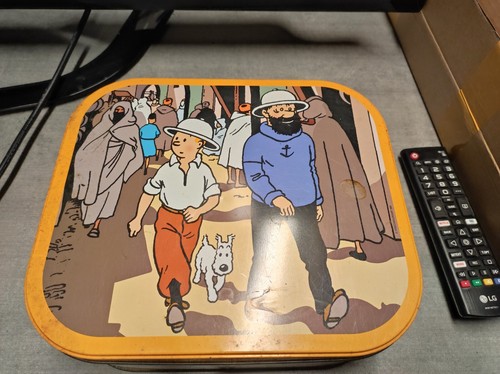Boîte biscuit tintin en - boÎte,