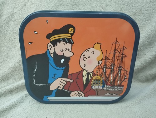 Boite metal tintin delacre - boite,