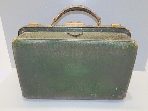 Ancien sac voyage cuir - -ancien,