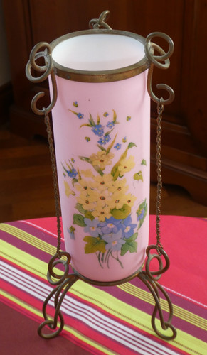 Vase ancien xixème opaline - xixème,