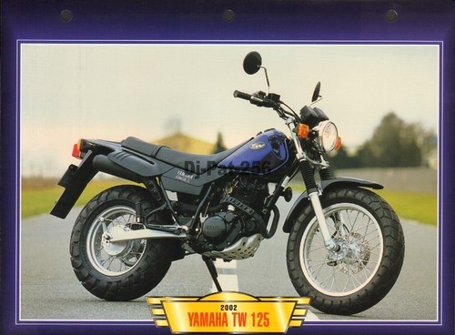 Fiche moto yamaha tw - fiche, 125