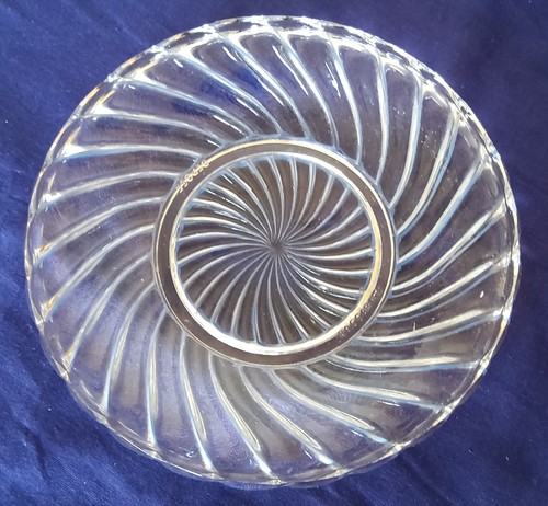 Assiette cristal moulé - assiette,