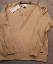 Pull Cerruti 1881  Beige TL Neuf Avec Étiquette Avec Gros Défaut Pour Couturière