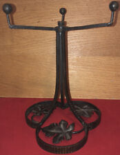 PIED DE LAMPE ART DECO FER FORGÉ pour OBUS PATE DE VERRE Daum Gallé..... 2